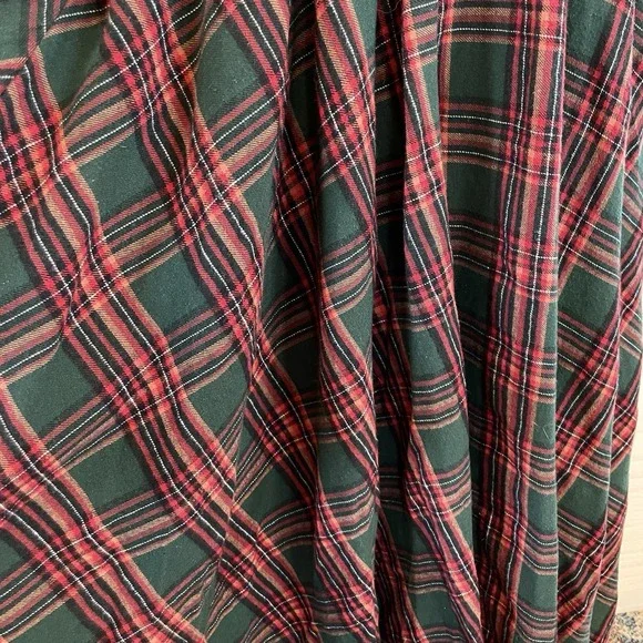 Ivy City Co Hattie Dress XS Green Red Plaid Smocked Midi Cottagecore Holiday - Picture 7 of 10
